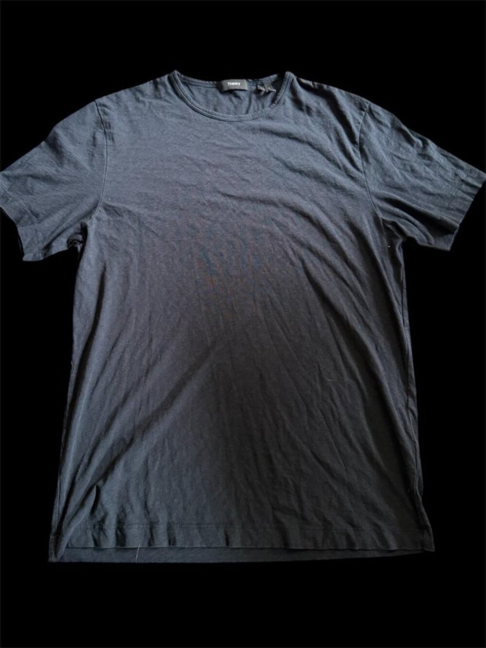Theory Womens Modal Crewneck T-Shirt Gray Size Medium